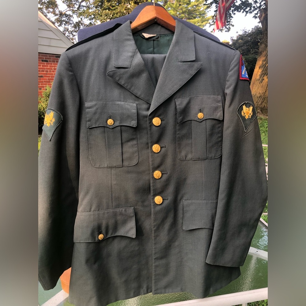 Vintage Us Military Jacket Uniform From The Vietnam E… Gem
